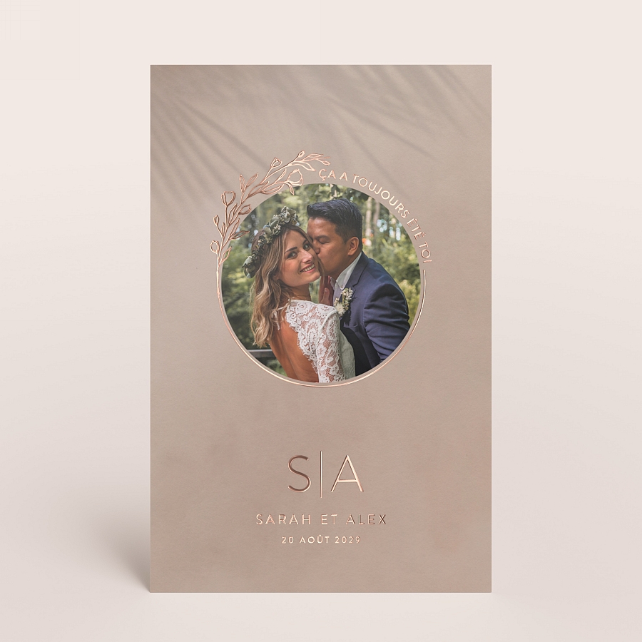 Faire part mariage chic et minimaliste - Mariage | Tadaaz