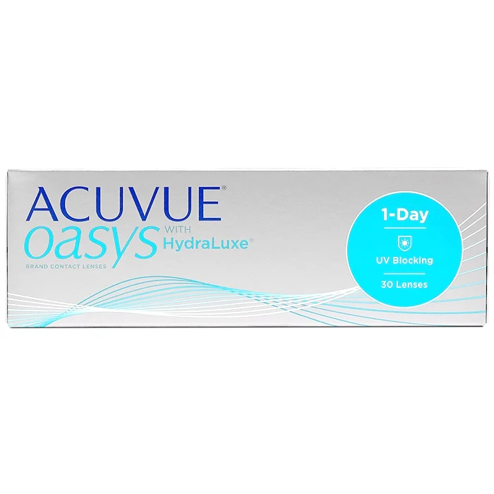 Acuvue Oasys 1-Day with HydraLuxe contact lens pack