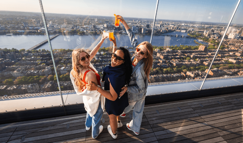 View Boston indoor and outdoor observation deck experience