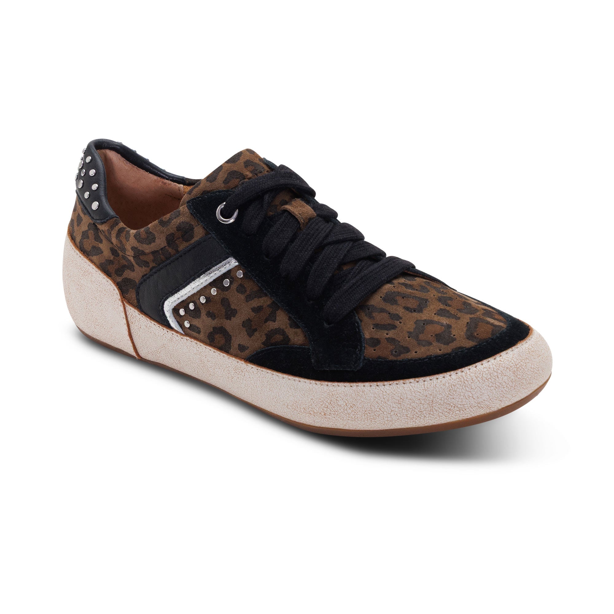 Aetrex Tess leopard arch support sneaker