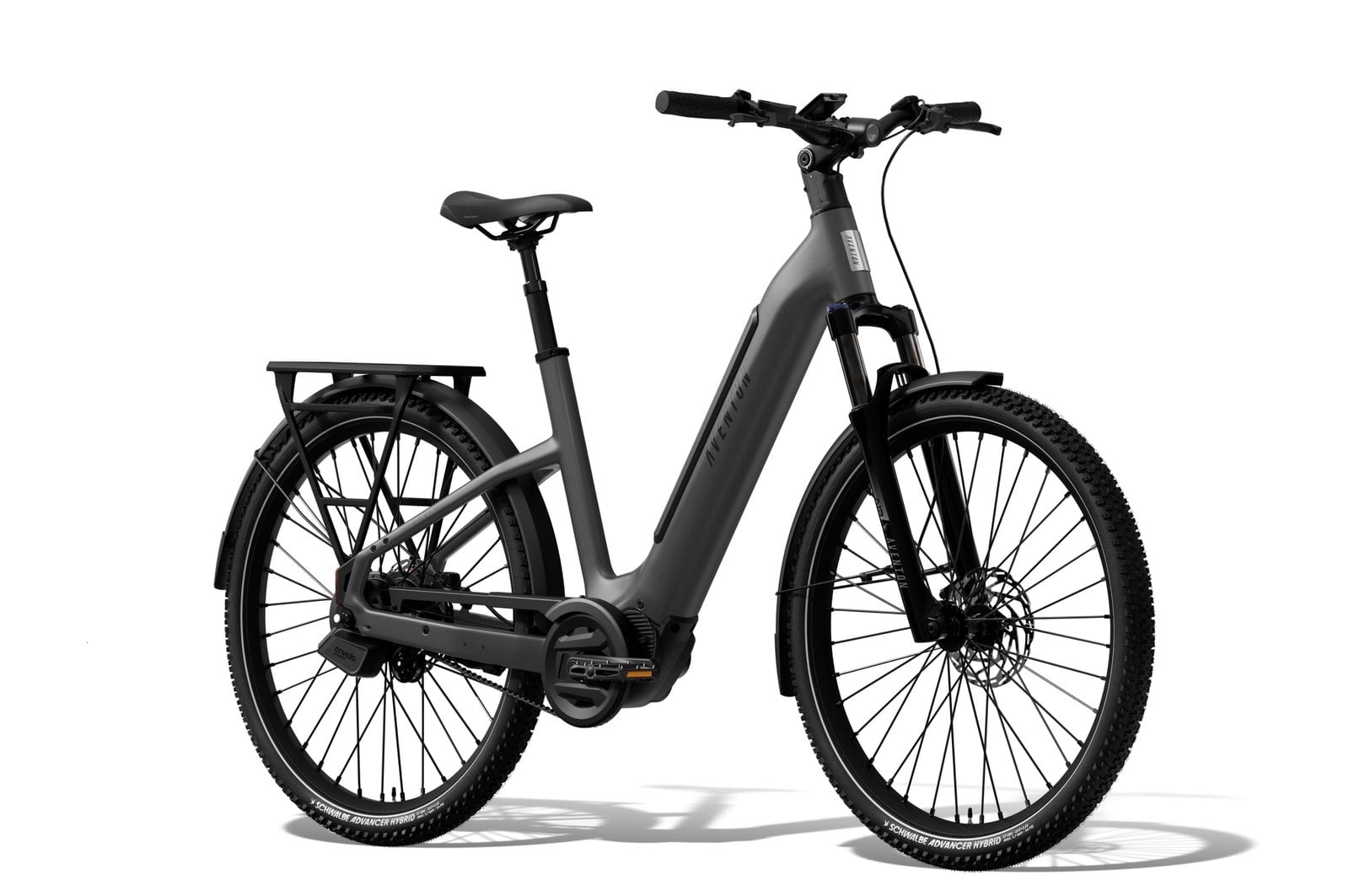 aventon Trava EXP Tiefeinsteiger E-Bike in Anvil