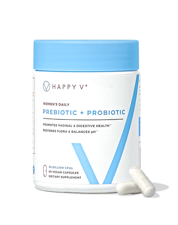 Happy V Prebiotic and Probiotic supplement