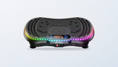 Home Fitness Code Vibration Plate C1 with LED lighting