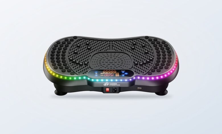 Home Fitness Code Vibration Plate C1 with LED lighting