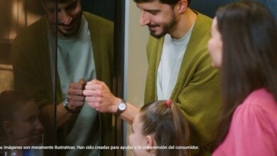Electrodoméstico LG InstaView en una cocina