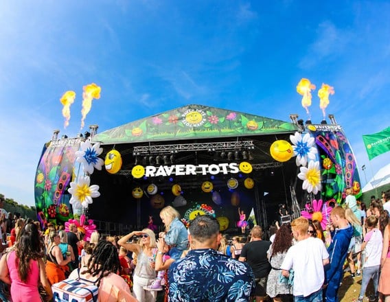 Raver Tots outdoor event