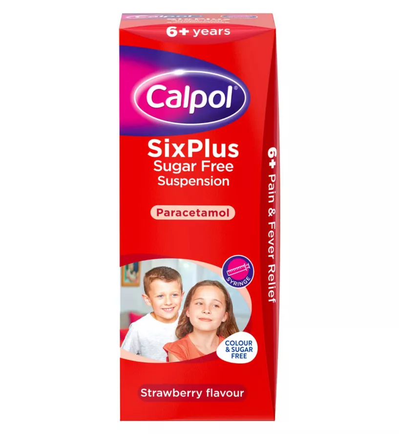 Calpol SixPlus medicine box