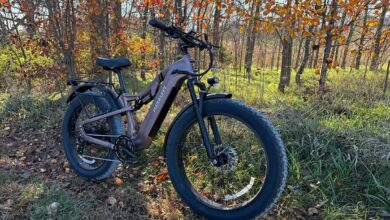 Puckipuppy electric bike in an outdoor riding scene