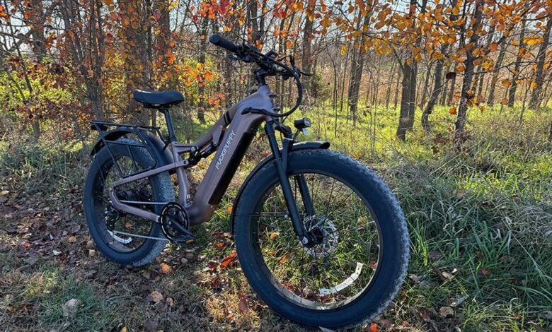 Puckipuppy electric bike in an outdoor riding scene