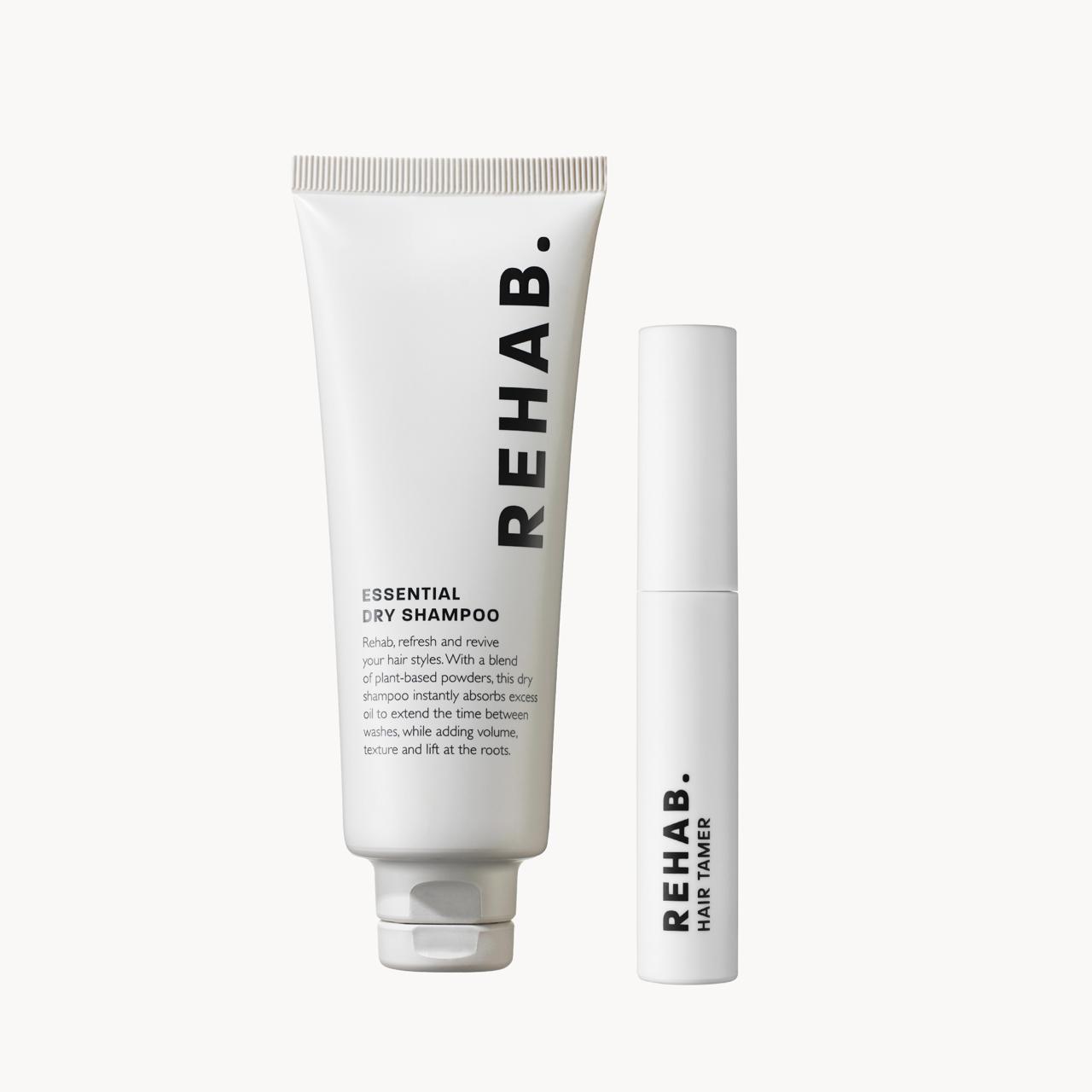 REHAB Your Hair Fringe Refresh Duo styling products