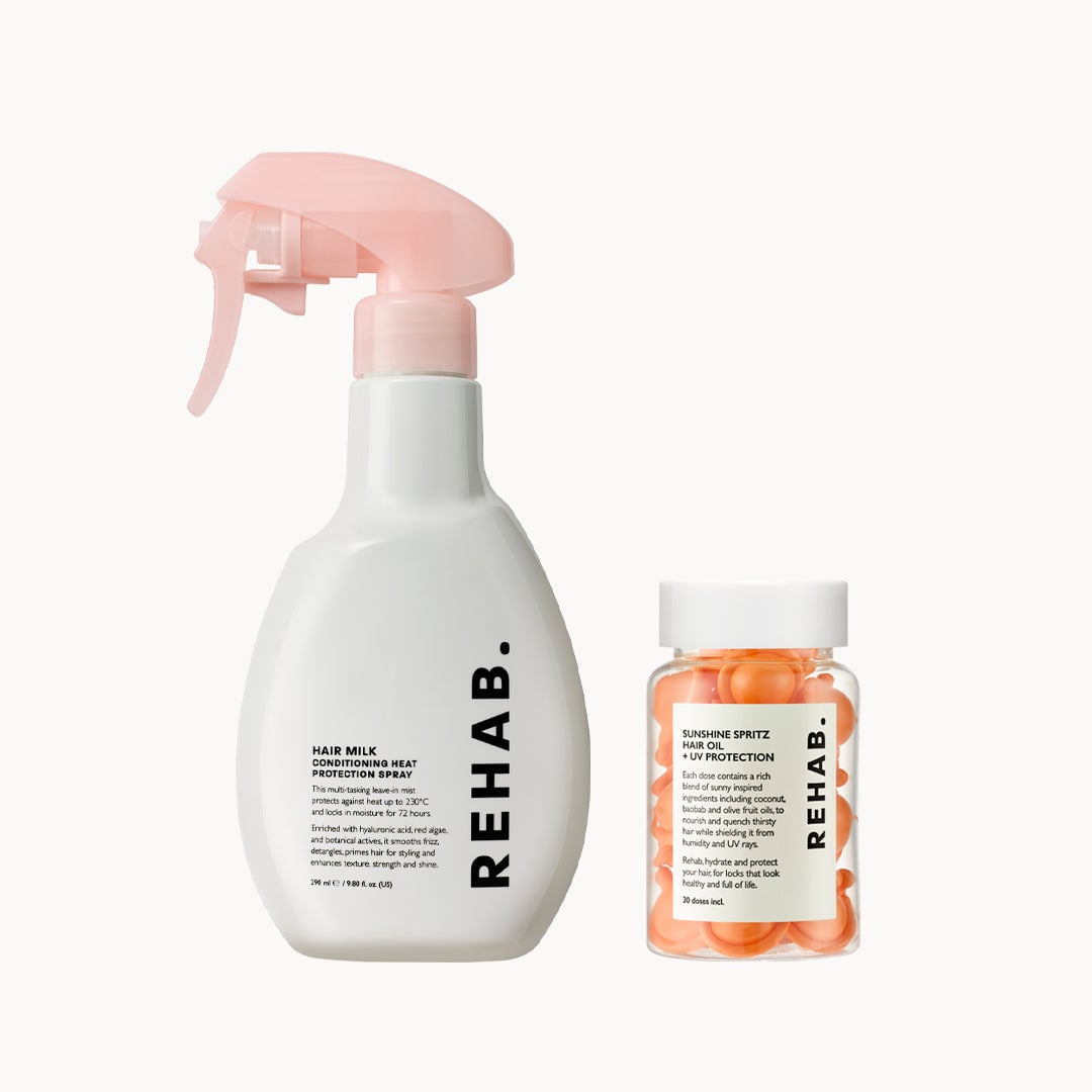 REHAB Your Hair Heat and UV Defence Duo