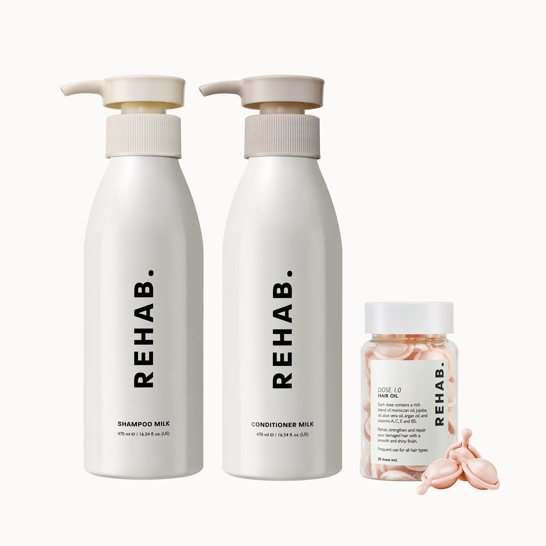 REHAB Your Hair wash day treatment products
