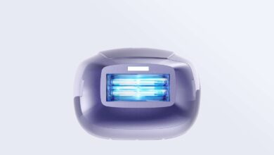 Ulike Air 10 dual lights treatment scene