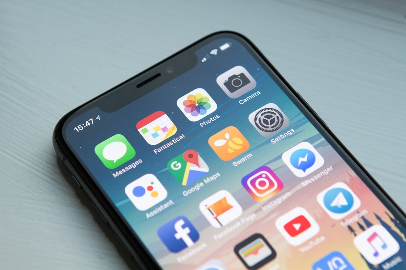 Smartphone home screen