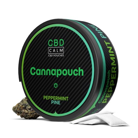 Cannapouch Peppermint Pine CBD pouches product pack