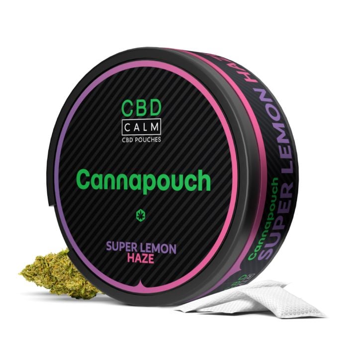 Cannapouch Super Lemon Haze CBD pouches pack