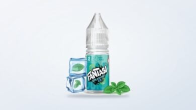 Fantasi Spearmint Ice Bar vape juice bottle