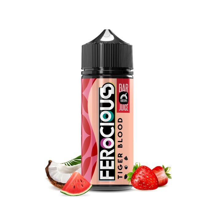 Ferocious Tiger Blood 50/50 e-liquid bottle