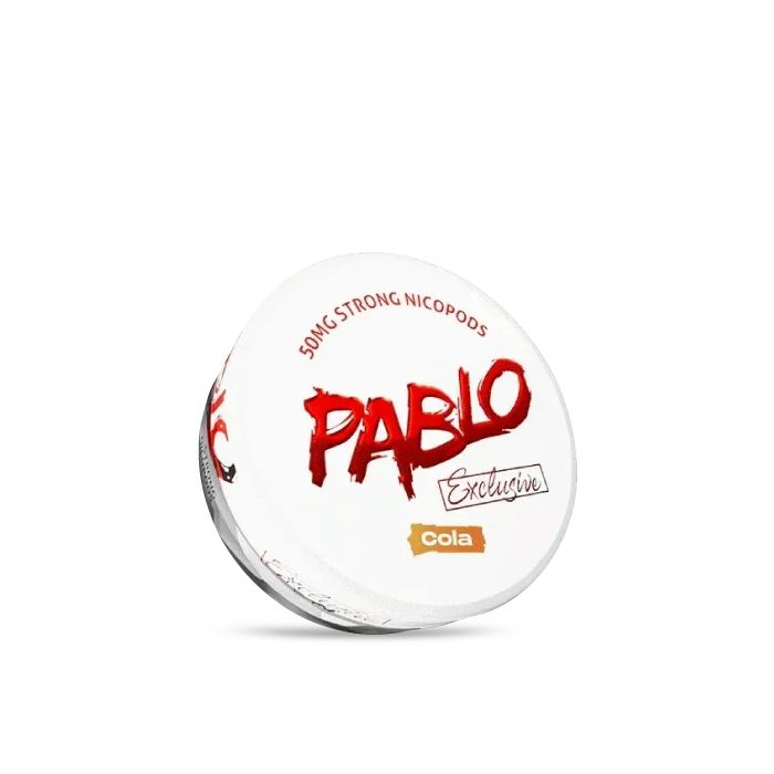Cola Pablo nicotine pouches tin