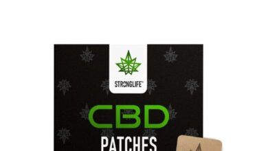 Stronglife CBD patches box