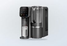 Sistema Waterdropfilter M6H de ósmosis inversa sobre una encimera