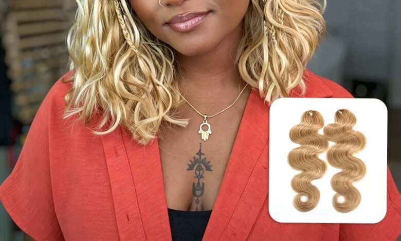 27/613 body wave human crochet hair