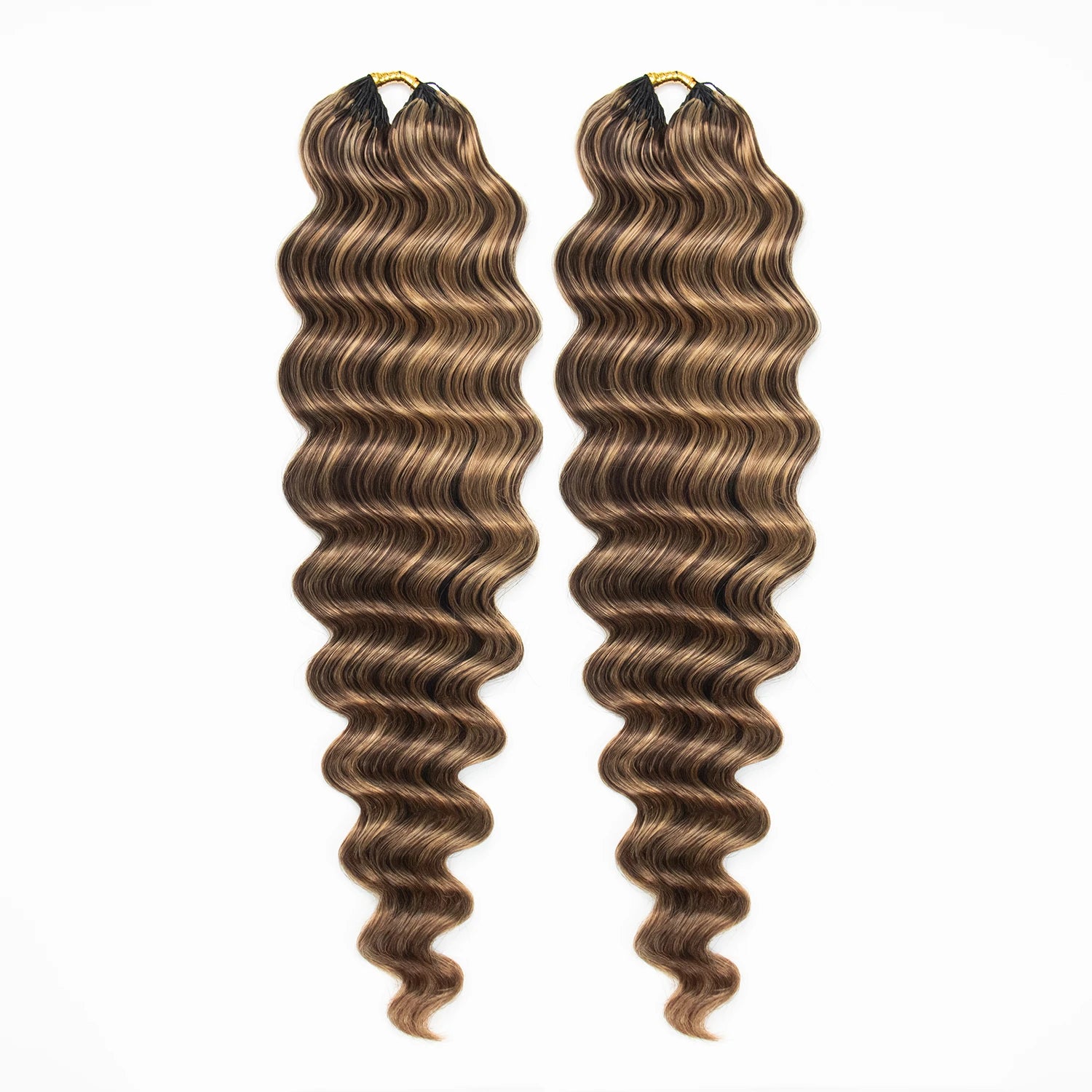 D4/27 mix color loose deep wave human crochet hair