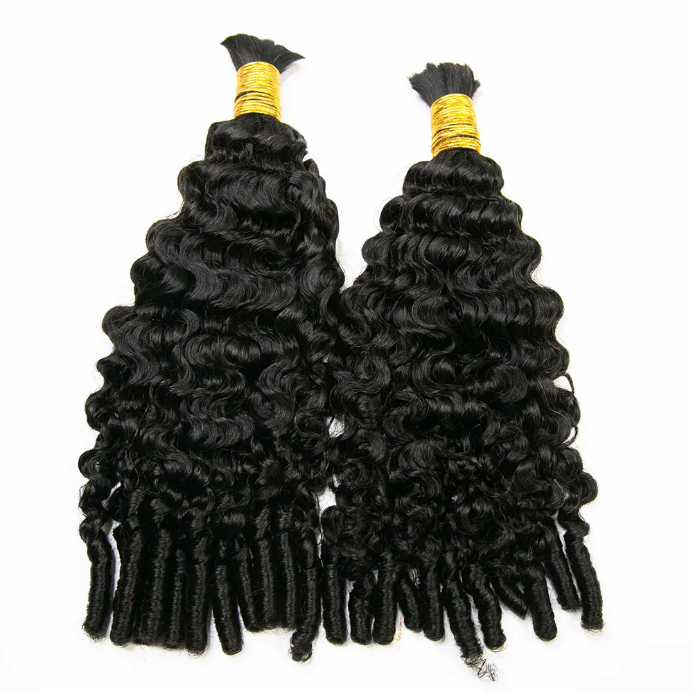 Water Curly bulk hair extensions for braiding
