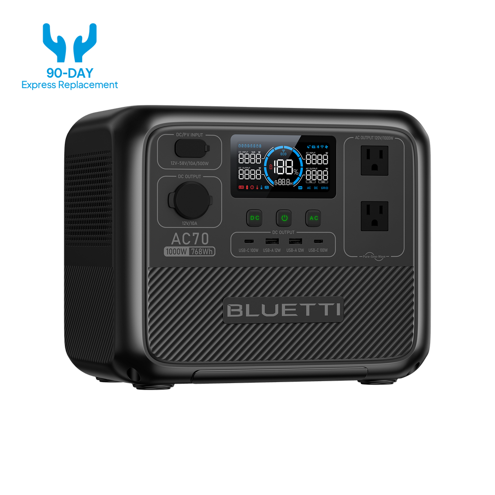BLUETTI AC70 portable power station
