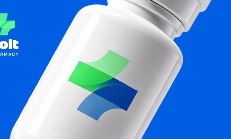 Bolt Pharmacy branded image from its UK homepage