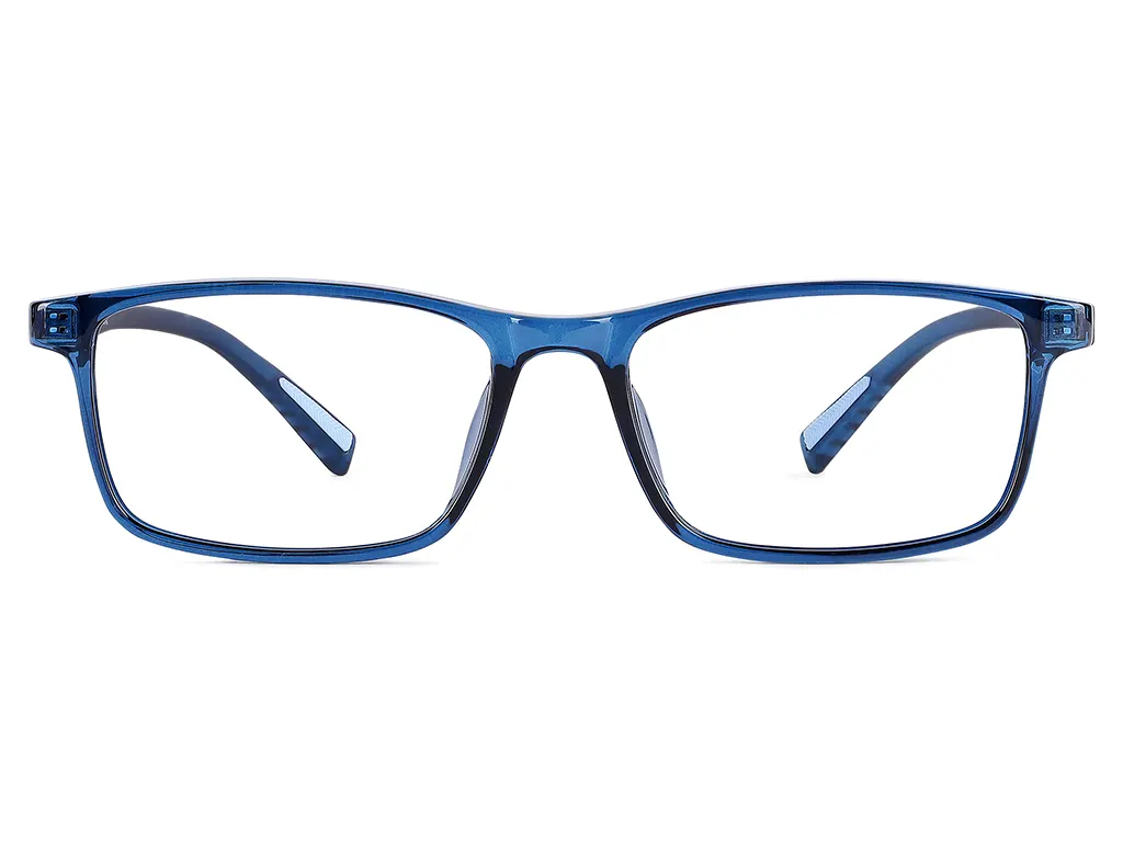 Adrien transparent blue optical frames