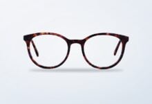 June Blue Tortoise optical frames