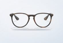 Ray-Ban Erika prescription glasses in Rubber Havana