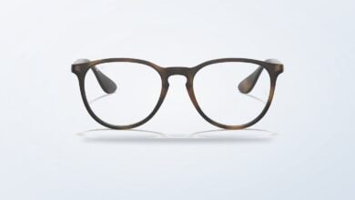 Ray-Ban Erika prescription glasses in Rubber Havana