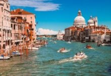 Vista de Venecia como destino de viaje