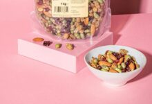 KoRo Snack Mix in einer Produktaufnahme