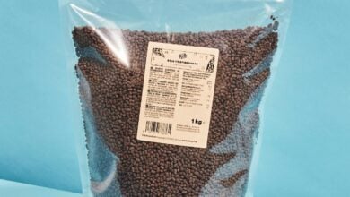 Packung Soja Protein Crispies mit Kakao von Korodrogerie