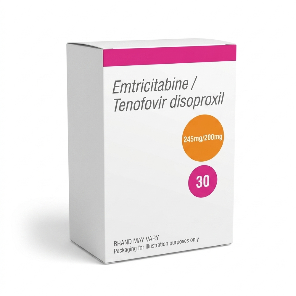 PrEP emtricitabine and tenofovir product pack