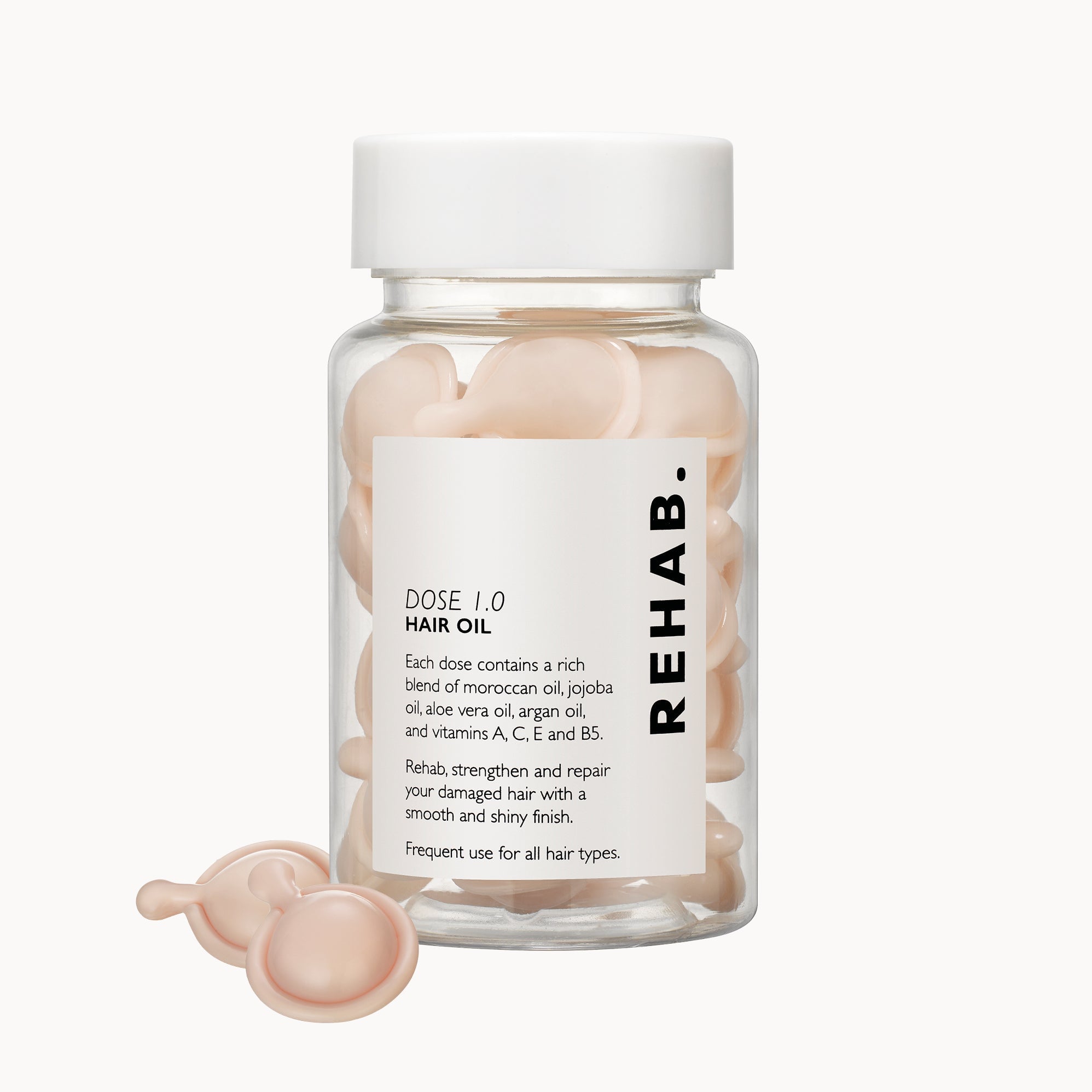 REHAB Dose 1.0 Hair Oil capsules