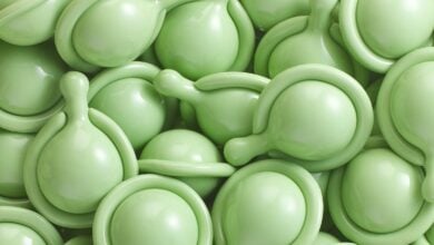 REHAB green Matcha Hair Oil capsules