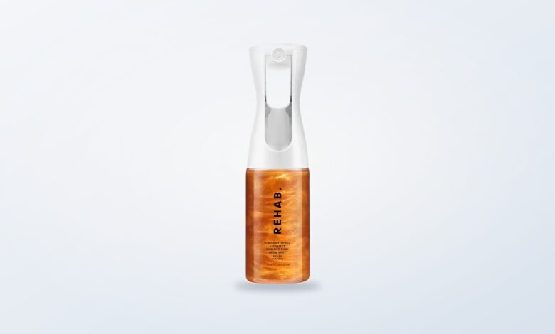 REHAB Your Hair Sunshine Spritz Protect Hair and Body Glow Mist SPF 30