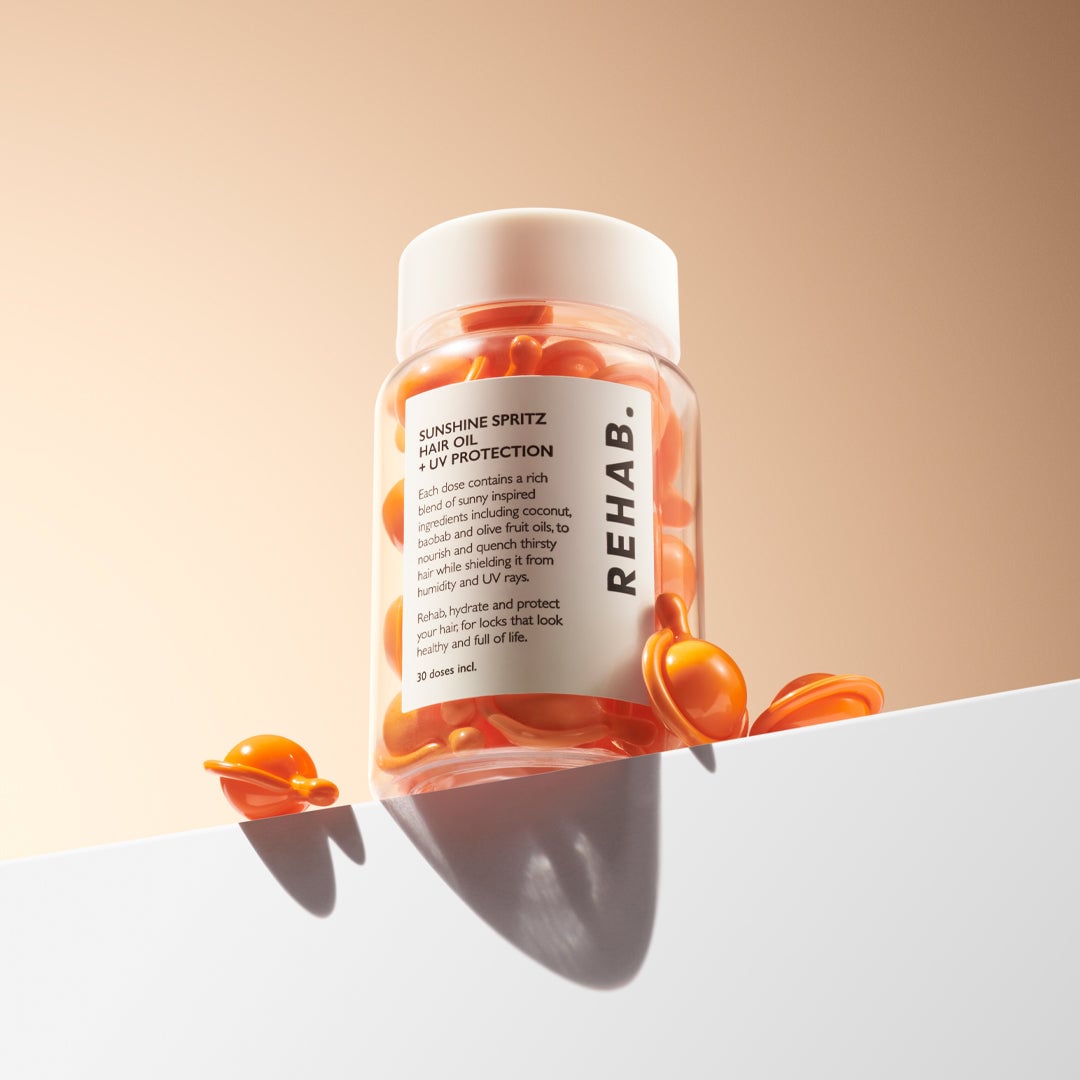 REHAB Sunshine Spritz hair oil