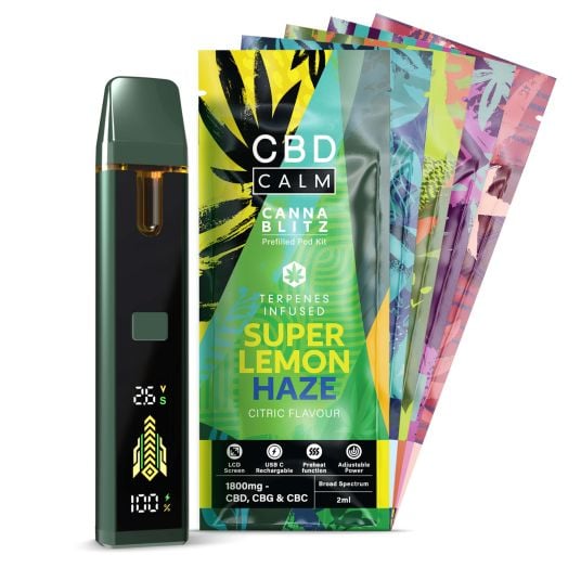 CBD Calm CANNABLITZ prefilled vape kit