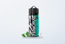 Super Menthol 50/50 E-Liquid Ferocious bottle