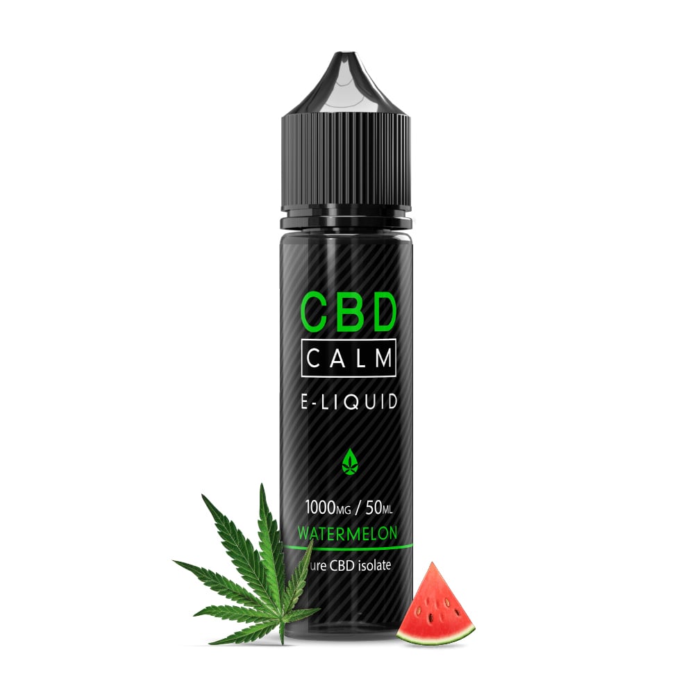 Watermelon CBD e-liquid bottle